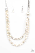 Load image into Gallery viewer, Remarkable Radiance - White Oversized Pearl Necklace - Demetra's Bling Boutique
