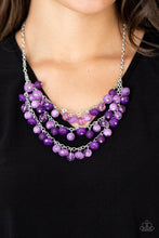 Load image into Gallery viewer, Fairytale Timelessness - Purple Crystal Beaded Necklace - Demetra's Bling Boutique
