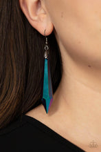 Load image into Gallery viewer, Sharp Dressed DIVA - Multi Elongated Gem Earrings - Demetra's Bling Boutique
