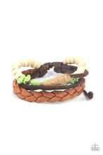Load image into Gallery viewer, Far Out Wayfair - Green Mismatched Strands Bracelet - Demetra's Bling Boutique
