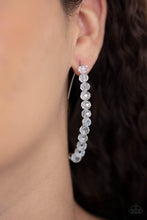 Load image into Gallery viewer, GLOW Hanging Fruit - White Iridescent Earrings - Demetra's Bling Boutique
