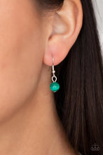 Load image into Gallery viewer, Warmhearted Glow - Green Cat's Eye Necklace - Demetra's Bling Boutique
