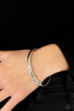 Load image into Gallery viewer, Perfect Present - Silver Twist Engraved Bangle - Demetra's Bling Boutique
