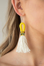 Load image into Gallery viewer, The Dustup - Yellow Earrings - Demetra's Bling Boutique
