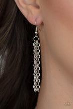 Load image into Gallery viewer, Guide To The Galaxy - Silver Triangular Cutout Necklace - Demetra's Bling Boutique
