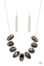 Load image into Gallery viewer, Elliptical Episode - Black Necklace - Demetra's Bling Boutique
