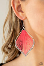 Load image into Gallery viewer, String Theory - Pink String Threaded Earrings - Demetra's Bling Boutique
