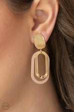 Load image into Gallery viewer, Melrose Mystery - Brown Clip On Earrings - Demetra's Bling Boutique
