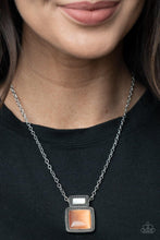 Load image into Gallery viewer, Ethereally Elemental - Orange Cat's Eye Necklace - Demetra's Bling Boutique
