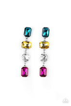 Load image into Gallery viewer, Cosmic Heiress - Multi Teardrop Earrings - Demetra's Bling Boutique

