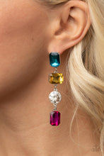 Load image into Gallery viewer, Cosmic Heiress - Multi Teardrop Earrings - Demetra's Bling Boutique
