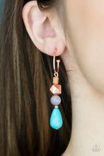 Load image into Gallery viewer, Boulevard Stroll - Copper Earrings - Demetra's Bling Boutique
