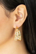 Load image into Gallery viewer, Paparazzi Badlands and Bellbottoms - Gold Earrings
