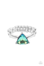 Load image into Gallery viewer, Tenacious Twinkle - Green Rhinestone Ring - Demetra's Bling Boutique
