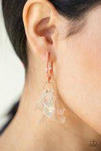Load image into Gallery viewer, Jaw-Droppingly Jelly - Copper Iridescent Acrylic Earrings - Demetra's Bling Boutique
