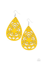 Load image into Gallery viewer, Paparazzi Marine Eden - Yellow Earrings
