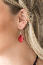 Load image into Gallery viewer, Wonderfully Walla Walla - Red - Wooden Necklace - Demetra&#39;s Bling Boutique

