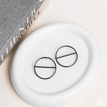 Load image into Gallery viewer, PREORDER Paparazzi Dynamic Diameter - Black Earring
