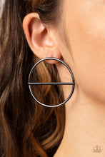 Load image into Gallery viewer, PREORDER Paparazzi Dynamic Diameter - Black Earring
