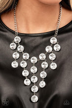 Load image into Gallery viewer, Spotlight Stunner Oversized White Rhinestone Necklace - Demetra's Bling Boutique
