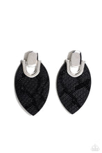 Load image into Gallery viewer, Paparazzi Wildly Workable - Black EARRINGS
