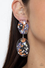 Load image into Gallery viewer, Flaky Fashion - Multi Acrylic Orange Earrings - Demetra's Bling Boutique

