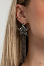 Load image into Gallery viewer, Paparazzi Superstar Solo - Black Earrings
