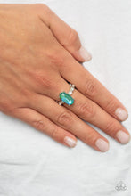 Load image into Gallery viewer, Stellar Sensation - Green UV Shimmer Gem Ring - Demetra's Bling Boutique
