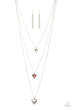 Load image into Gallery viewer, Follow the LUSTER - Multi White, Oil Spill and Hematite Necklace - Demetra's Bling Boutique
