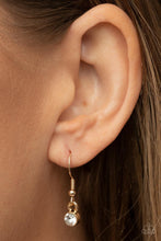 Load image into Gallery viewer, Cosmic Curator - Gold Iridescent Rectangle Gem Dainty Necklace - Demetra's Bling Boutique
