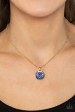 Load image into Gallery viewer, Moon Magic - Blue Necklace - Demetra's Bling Boutique
