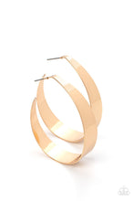 Load image into Gallery viewer, Flat Out Fashionable - Gold Earrings - Demetra's Bling Boutique
