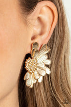 Load image into Gallery viewer, Farmstead Meadow - Gold Flower Post Earrings - Demetra's Bling Boutique
