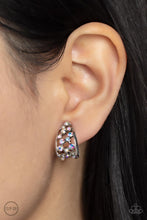 Load image into Gallery viewer, Extra Effervescent - Multi Dainty Iridescent Clip - On Earrings - Demetra's Bling Boutique

