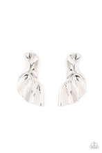 Load image into Gallery viewer, METAL-Physical Mood - Silver Plate Post Earrings - Demetra's Bling Boutique
