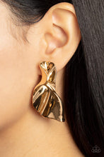 Load image into Gallery viewer, METAL-Physical Mood - Gold Plate Post Earrings - Demetra's Bling Boutique
