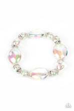 Load image into Gallery viewer, Iridescent Illusions - Multi Iridescent Stretchy Band Bracelet - Demetra's Bling Boutique
