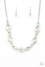 Load image into Gallery viewer, Prismatic Magic - Multi Iridescent Bead Necklace - Demetra's Bling Boutique
