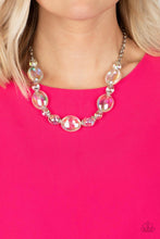Load image into Gallery viewer, Prismatic Magic - Multi Iridescent Bead Necklace - Demetra's Bling Boutique
