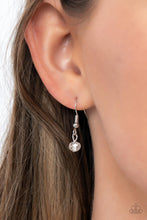 Load image into Gallery viewer, Modern Moonbeam - White Necklace - Demetra's Bling Boutique
