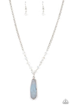 Load image into Gallery viewer, Magical Remedy - Blue Stone Pendant Crystal Bead Silver - Demetra's Bling Boutique
