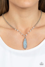 Load image into Gallery viewer, Magical Remedy - Blue Stone Pendant Crystal Bead Silver - Demetra's Bling Boutique
