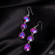 Load image into Gallery viewer, Reflective Rhinestones - Pink Earrings - Demetra's Bling Boutique

