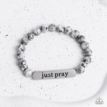 Load image into Gallery viewer, Just Pray - Silver Bracelet - Demetra's Bling Boutique
