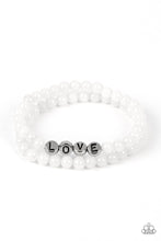 Load image into Gallery viewer, Paparazzi Devoted Dreamer - White Bracelet
