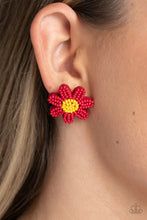 Load image into Gallery viewer, Paparazzi Sensational Seeds - Red Earrings
