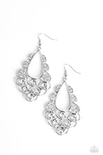 Load image into Gallery viewer, Paparazzi Majestic Masquerade - White Earrings
