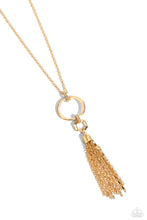 Load image into Gallery viewer, Paparazzi Tassel Tune - Gold Necklace
