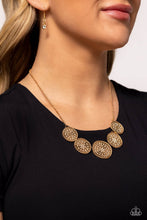 Load image into Gallery viewer, Paparazzi Medaled Mosaic - Gold Necklace
