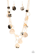 Load image into Gallery viewer, Paparazzi Hammered Horizons - Gold Necklace
